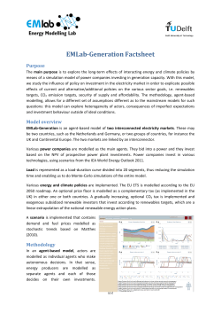 EMLab-Generation Factsheet
