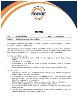 Update re Coaches Boxes - parking in and around the netball courts