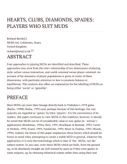 Players Who Suit MUDs