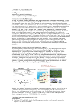 acoustic daylight imaging