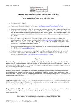 URF/IASRF Nomination Form 2017 (Office