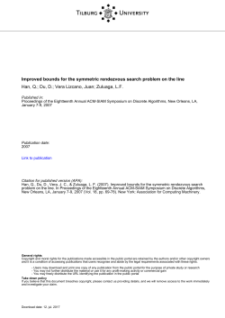 Improved bounds - Research portal