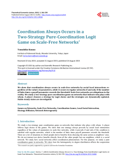 Coordination Always Occurs in a Two-Strategy Pure