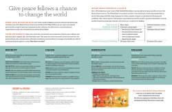 Peace Fellows feature