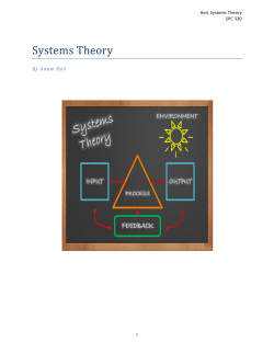 Systems Theory