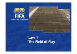 Law 1 The Field of Play