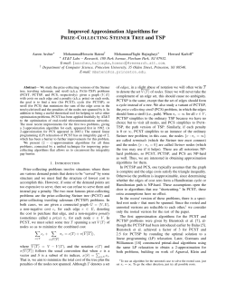 Improved Approximation Algorithms for