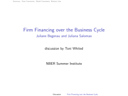 Firm Financing over the Business Cycle - Juliane