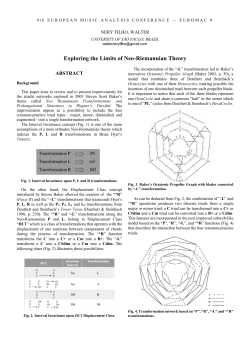 EuroMAC 9 Extended Abstract Template