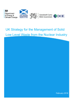 UK LLW strategy - Low Level Waste Repository Ltd