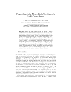 Playout Search for Monte-Carlo Tree Search in Multi