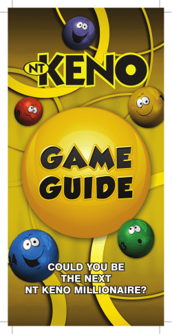our NT Keno Game Guide