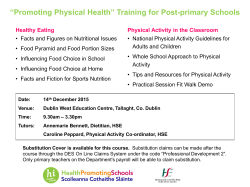 Physical health training_post-primary_14.12.15
