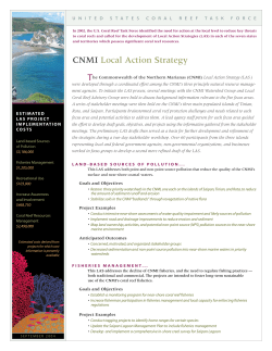 CNMI Local Action Strategy - Division of Environmental Quality