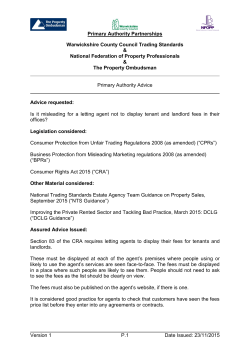 Is It Misleading for a Letting Agent Not to Display