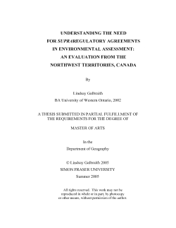 Understanding the need for supraregulatory agreements in the