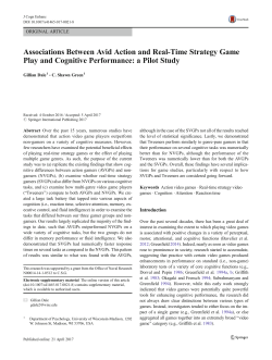 Associations Between Avid Action and Real