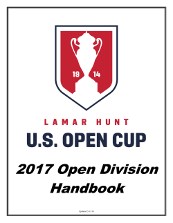 2017 Open Cup Open Division Handbook