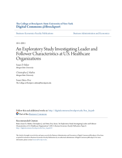 An Exploratory Study Investigating Leader and Follower