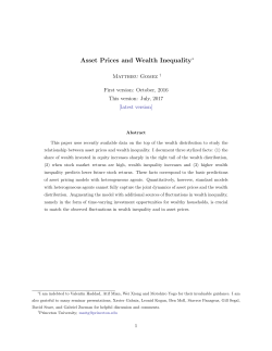 Asset Prices and Wealth Inequality