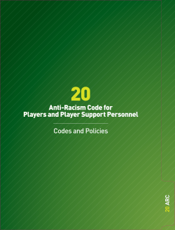 Codes and Policies Anti-Racism Code for Players and Player
