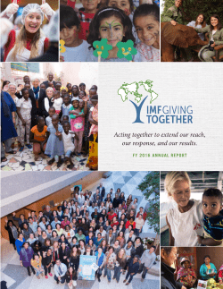 Acting together to extend our reach, our response, and our results.