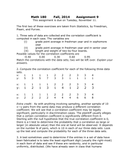 Math 180 Fall, 2014 Assignment 9