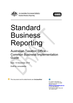 ATO Common Business Implementation Guide