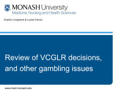Gambling research 2015 presentation