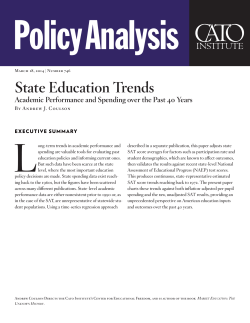 State Education Trends: Academic Performance and