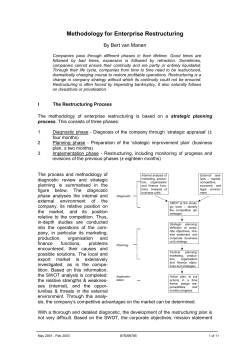 Restructuring Methodology