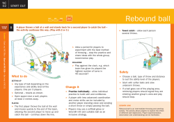 Rebound ball - Clearinghouse for Sport