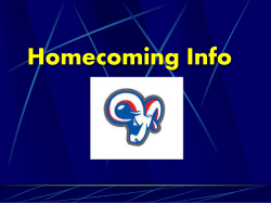 Junior Class Council Presentation