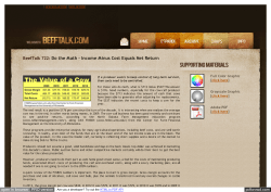 BeefTalk 722: Do the Math - Income Minus Cost Equals Net Return