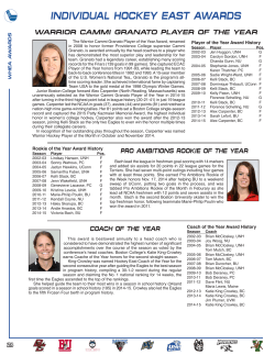 individual hockey east awards
