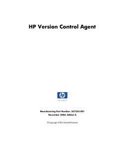 HP Version Control Agent