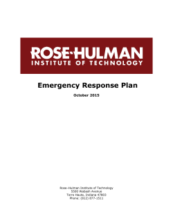 Emergency Response Plan - Rose