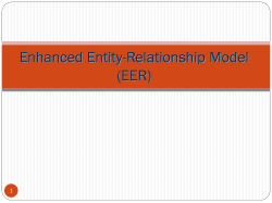 Enhanced Entity-Relationship Model (EER)
