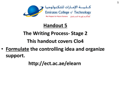 topic sentences - Assignment Done