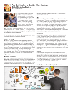 Four Best Practices to Consider When Creating a Digital