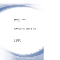 IBM Tealeaf CX UI Capture j2 - IBM ExperienceOne Documentation