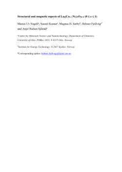 Structural and magnetic aspects of La 4 (Co 1 - x Ni x )