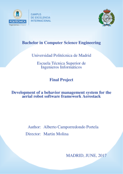 Bachelor in Computer Science Engineering Universidad Polit&eacute;cnica