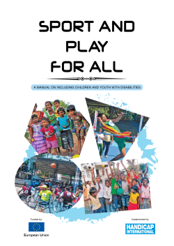Sport and play for all