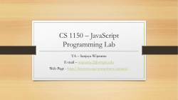 JavaScript Lab