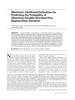 Maximum Likelihood Estimation for Predicting the Probability of