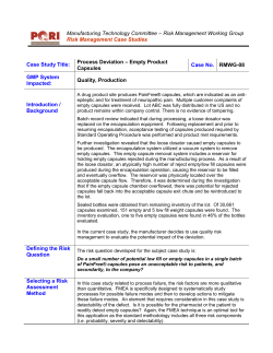 Case Study RMWG-08 Empty Capsules
