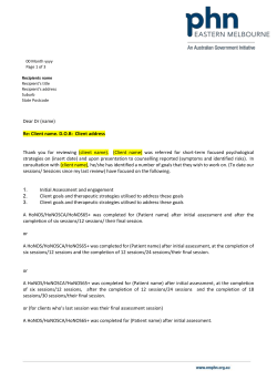 Ahp Gp Report ...... Mental health