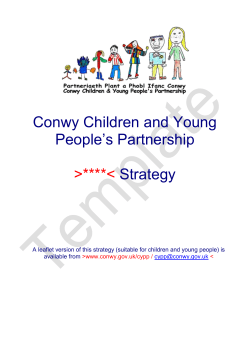 Strategy Template (Conwy CYPP)