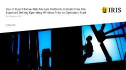 Use of Quantitative Risk Analysis Methods to Determine the